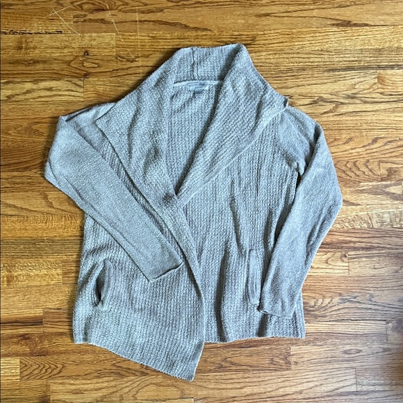 Barefoot Dreams Soft Gray Cardigan - Picture 1 of 1